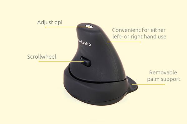 rockstick 2 mouse wireless ergonomic vertical mouse 1467971686